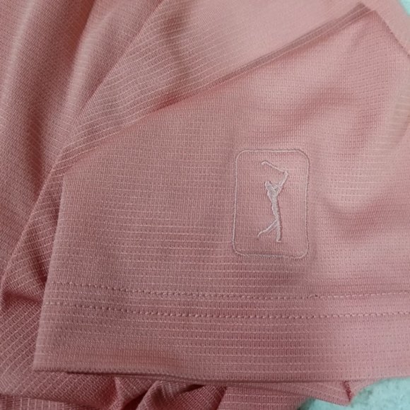 PGA Tour Peach Golf/Tennis S/S Golf Polo - Picture 7 of 8